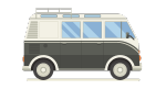 Campervan Icon for Background