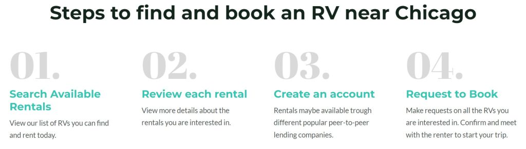 steps to book an RV